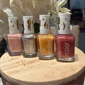 Disney Essie Snow White Nail Polish Set 4 colors 1849, 1852, 28 and 45 NEW
